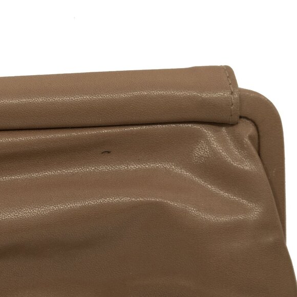 Vintage 70s Tan Brown Clutch Foldover Large Convertible Cross Body Shoulder Bag - Picture 12 of 15